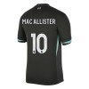 Maglia ufficiale Liverpool Mac Allister 10 Trasferta 2024-25 per Uomo